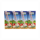Lacnor Essentials Apple Juice 180ml  Pack of 8|عصير لاكتور تفاح علبه ٨ حبات