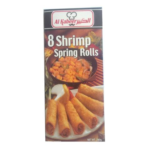 Al Kabeer 8 Shrimp Spring Rolls 280g - 2kShopping.com - Grocery | Health | Technology