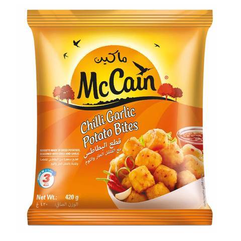 McCain Chilli Garlic Potato Bites 420g - 2kShopping.com - Grocery | Health | Technology