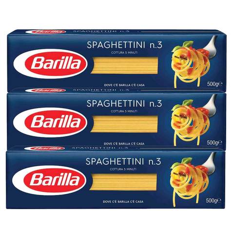 Barilla Spaghetti No. 3 500gx3 - 2kShopping.com