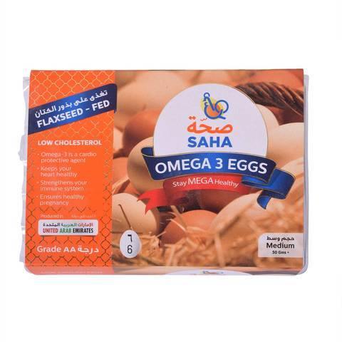 Saha Omega 3 Medium Eggs x Pack of 6 - 2kShopping.com - Grocery | Health | Technology