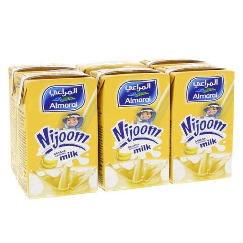 Al Marai Nijoom Banana Flavored Milk 150ml x Pack of 6 - 2kShopping.com