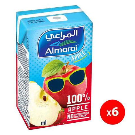 Al Marai Apple Juice 100% 150ml x 6 - 2kShopping.com