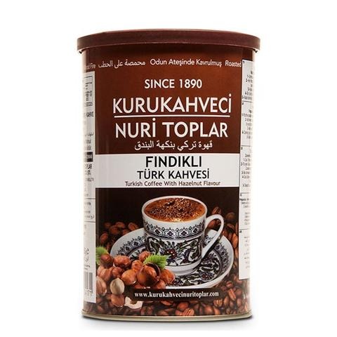 Nuri Toplar Turkish Coffee Hazelnuts Flavour 250g | نوري توبلار قهوة تركية بنكهة البندق ٢٥٠غم - 2kShopping.com - Grocery | Health | Technology