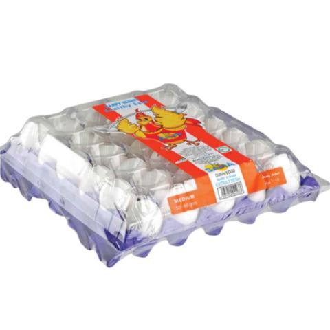Saha Dubai Medium White Eggs x Pack of 30 - 2kShopping.com - Grocery | Health | Technology