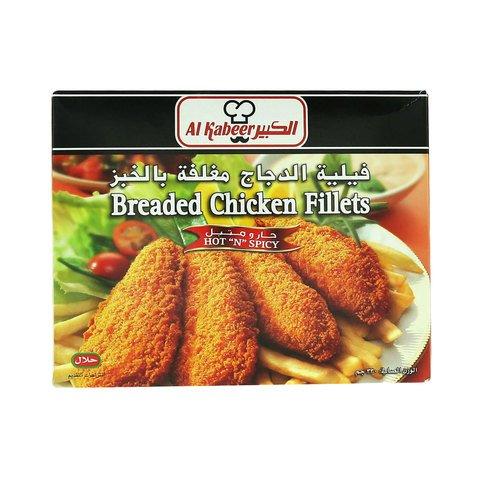 Al Kabeer Breaded Chicken Fillets Hot "N" Spicy 330g - 2kShopping.com - Grocery | Health | Technology
