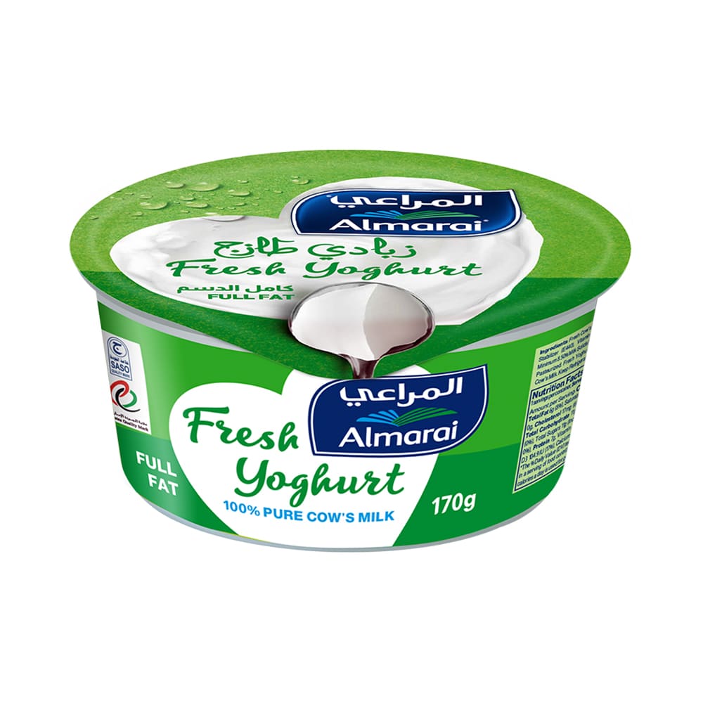 Almarai Fresh Yoghurt 170g | زبادي كامل الدسم