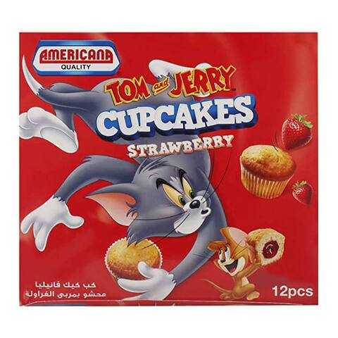 Americana Tom & Jerry Strawberry Cup Cake 35g - 2kShopping.com