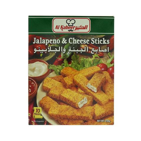 Al Kabeer Jalapeno and Cheese Sticks 250g - 2kShopping.com - Grocery | Health | Technology