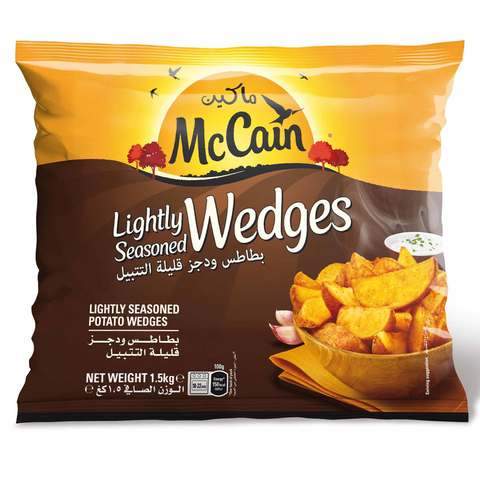 McCain Potatoes Super Wedge Season 1.5kg - 2kShopping.com - Grocery | Health | Technology