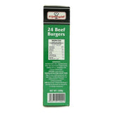 Al Kabeer 24 Beef Burgers 1.2kg - 2kShopping.com - Grocery | Health | Technology