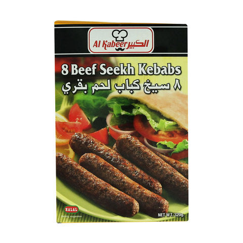 Al Kabeer 8 Beef Seekh Kebabs 320g - 2kShopping.com