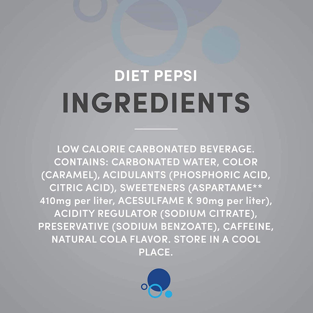 Pepsi Diet Carbonated Soft Drink 330ml Can - 2kShopping.com