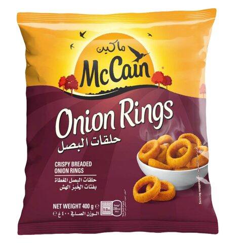 McCain Frozen Onion Rings 400g - 2kShopping.com