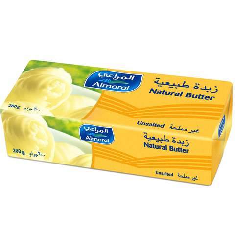 Almarai Unsalted Natural Butter 200g - 2kShopping.com - Grocery | Health | Technology