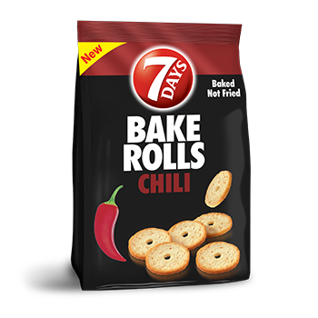 7Days Bake Rolls Chili 60g | بيك رولز حار