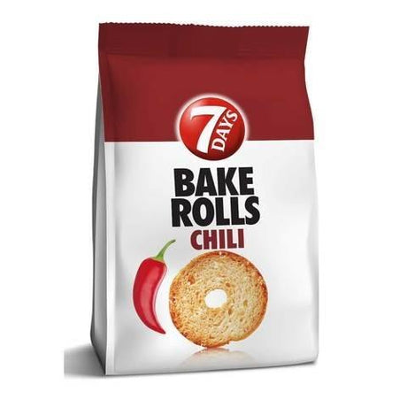 7Days Bake Rolls Chilli 175g | بيك رولز حار - 2kShopping
