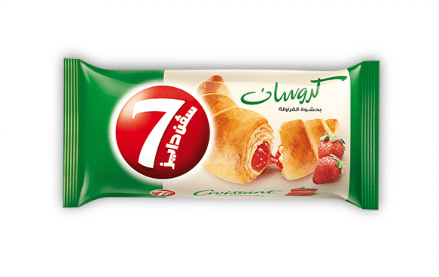 7Days Strawberry Croissant 55g | كرواسون الفراولة - 2kShopping