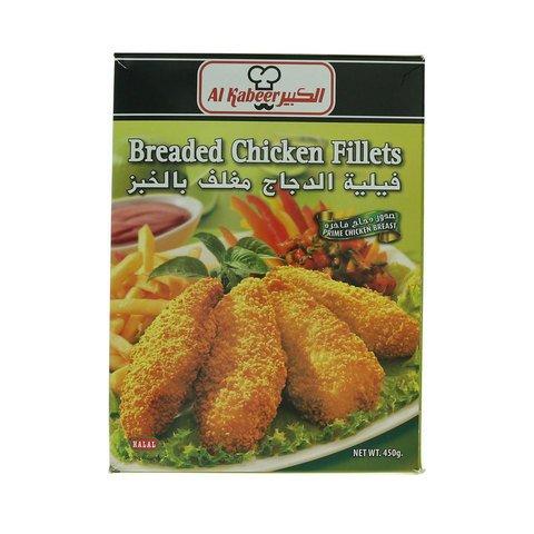 Al Kabeer Breaded Chicken Fillets 450g - 2kShopping.com - Grocery | Health | Technology