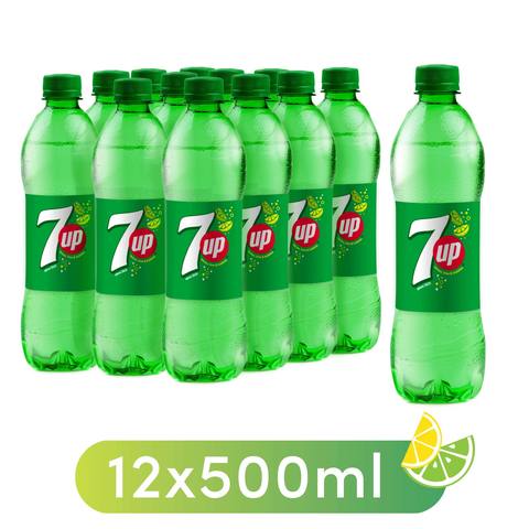 7UP Carbonated Soft Drink 500ml x 12 PET - 2kShopping.com