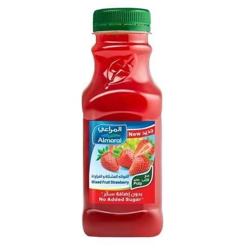 Almarai Juice Mixed Fruit Strawberry No added Sugar 300ml - 2kShopping.com - Grocery | Health | Technology
