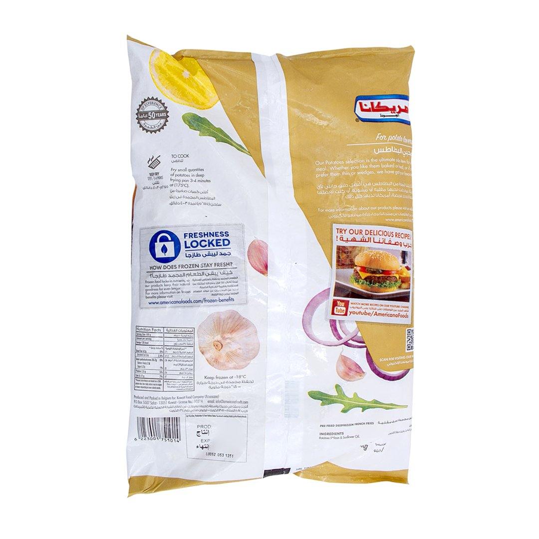 Americana French Fries 1kg - 2kShopping.com - Grocery | Health | Technology