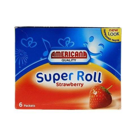 Americana Strawberry Super Roll Cake 60g x Pack of 6 - 2kShopping.com - Grocery | Health | Technology