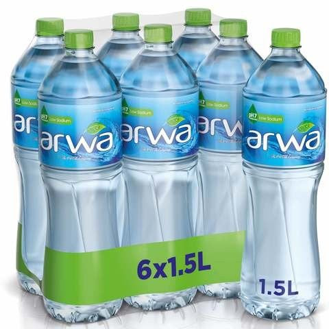 Arwa Bottled Drinking Water 1.5L x 6 - 2kShopping.com