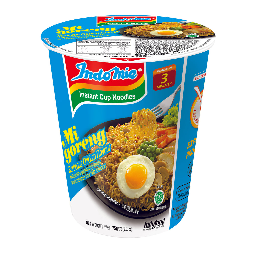 Indomie Fried BBQ & Chicken Noodles Cup 75g - 2kShopping.com