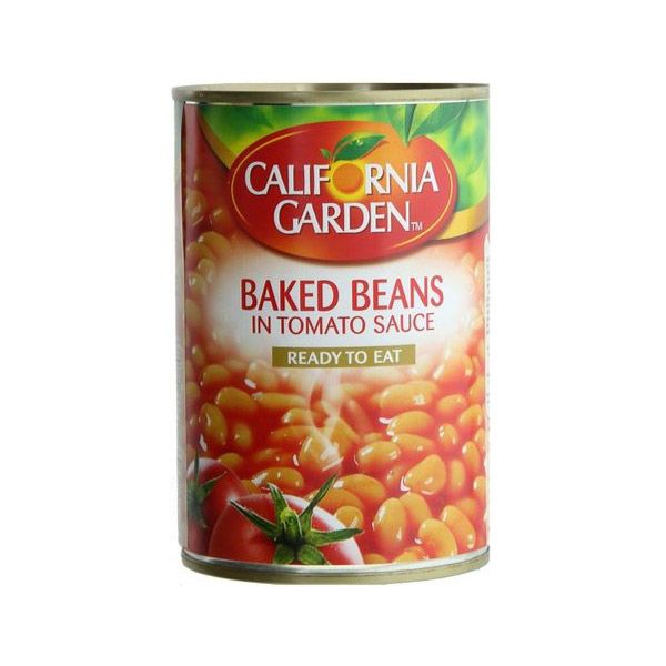 California Garden Baked Beans in Tomato Sauce 420g | فاصوليا مطبوخة في صلصة الطماطم ٤٢٠ جم