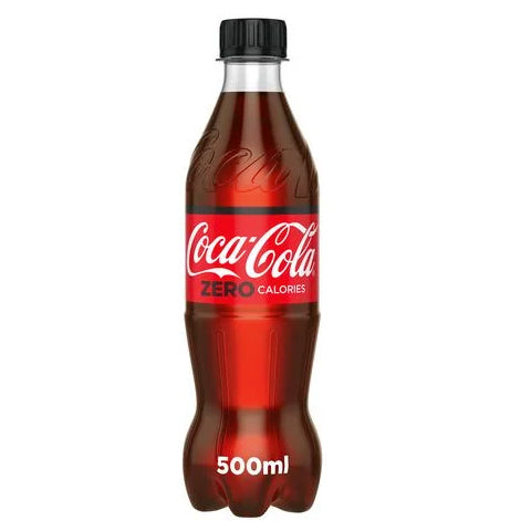 Coca Cola Zero Soft Drink 500ml Glass Bottle - 2kShopping.com