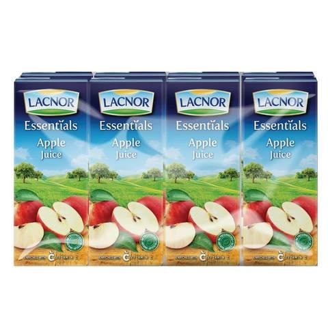 Lacnor Essentials Apple Juice, Pack of 8 x 180ml - 2kShopping.com