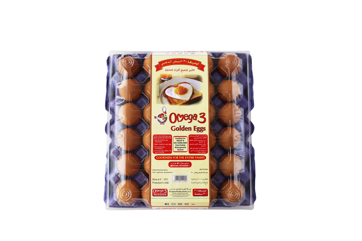 Al Jazira Eggs DHA Omega 3 W/B 30 Pieces - 2kShopping.com