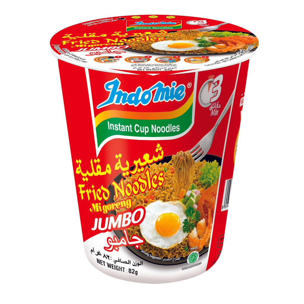 Indomie Fried Jumbo Noodles Cup 82g - 2kShopping.com