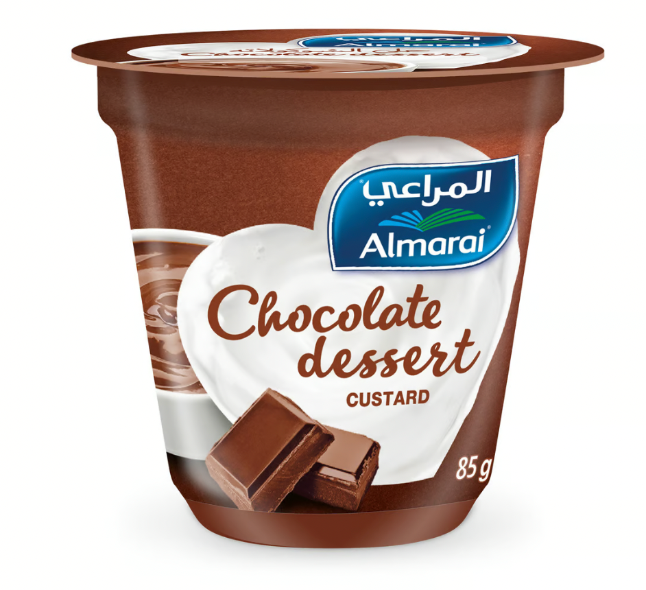 Almarai Custard Chocolate 85g | حلى الشوكولاتة