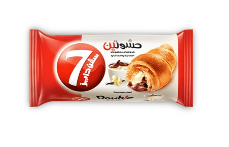7Days Vanilla & Chocolate Croissant 55g | كرواسون فانيلا وشوكولا - 2kShopping