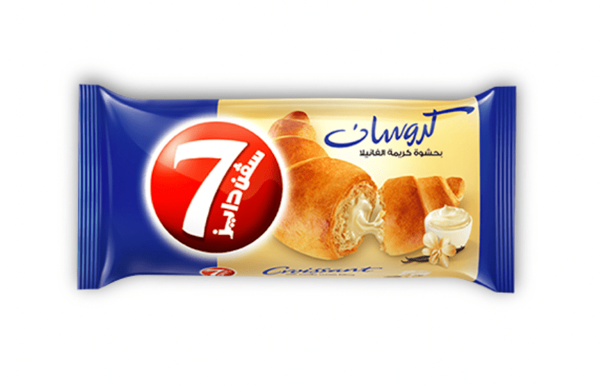 7Days Vanilla Croissant 55g | كرواسون الفانيلا - 2kShopping