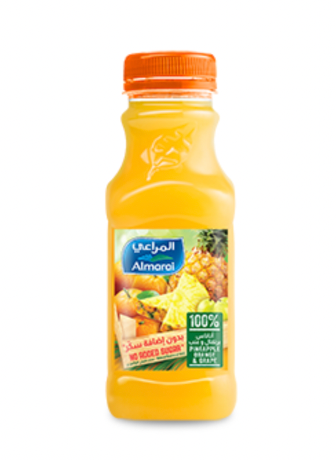 Almarai Pineapple Orange & Grape Juice 300ml | عصير أناناس وبرتقال وعنب