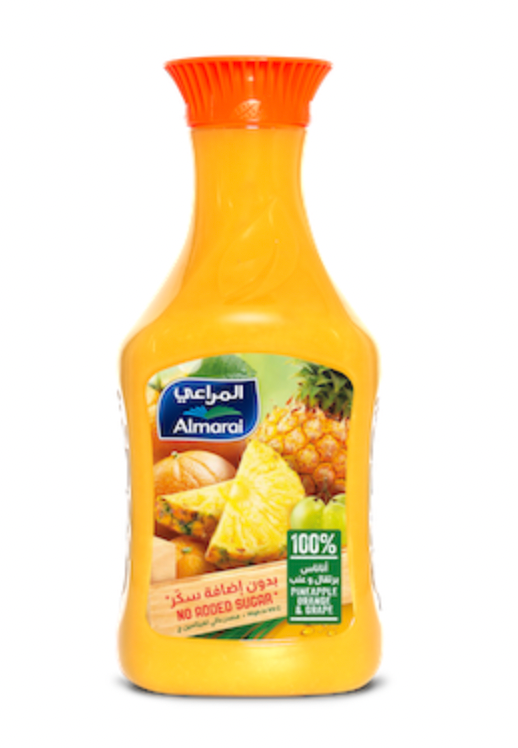 Almarai Pineapple Orange & Grape Juice 1.5L | عصير برتقال وأناناس وعنب