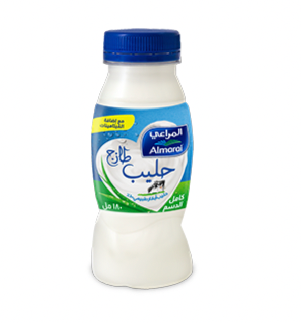 Almarai Fresh Milk with Added Vitamins 180ml | حليب كامل الدسم
