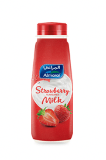 Al Marai Fresh Strawberry Milk 225ml | حليب طازج بالفراولة - 2kShopping