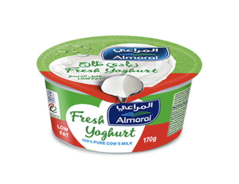Almarai Fresh Low Fat Yoghurt 170g | زبادي قليل الدسم