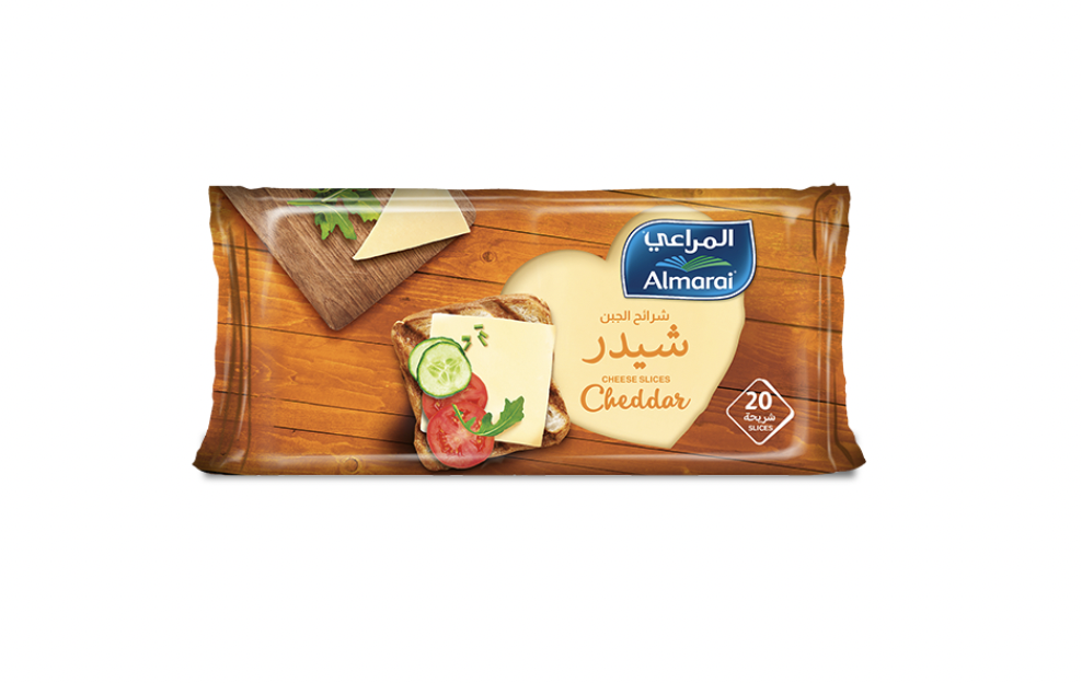 Almarai Cheddar Slices Cheese 400g | جبنة شرائح التشيدر