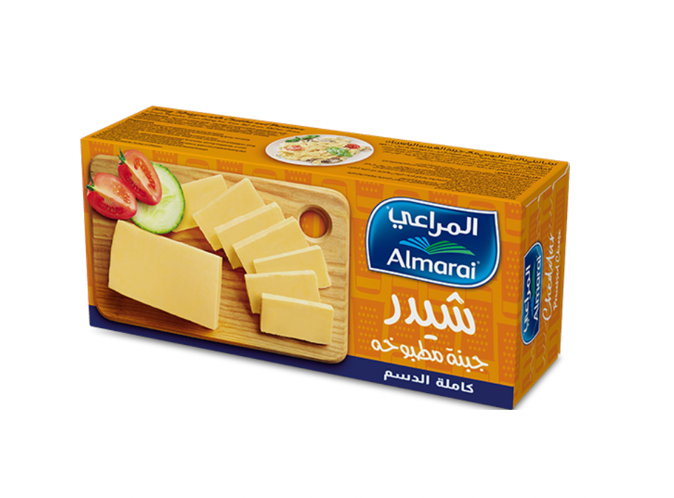 Almarai Processed Cheddar Cheese 454g | جبنة شيدر