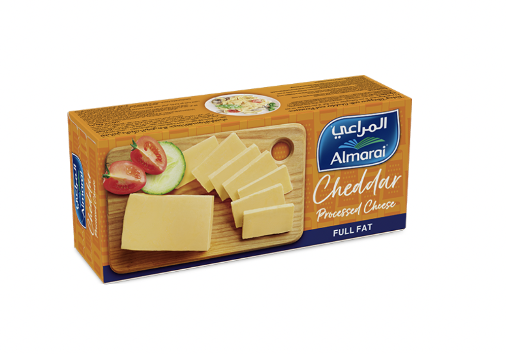 Almarai Processed Cheddar Cheese 454g | جبنة شيدر