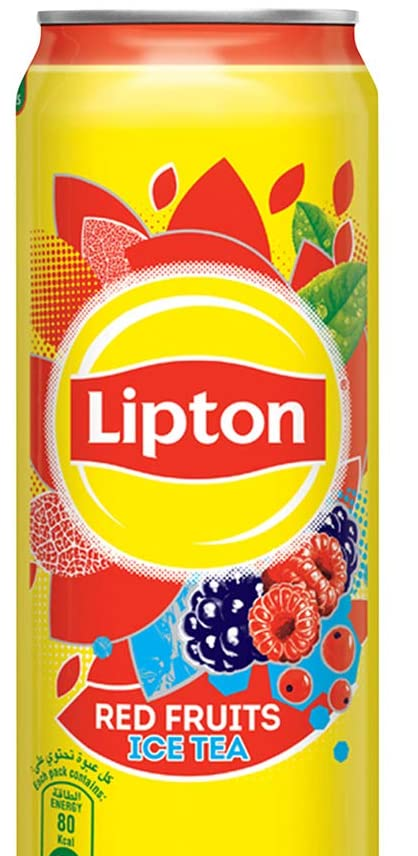 Lipton Ice Tea Red Fruits, 6 x 315 ml Cans - 2kShopping.com - Grocery | Health | Technology