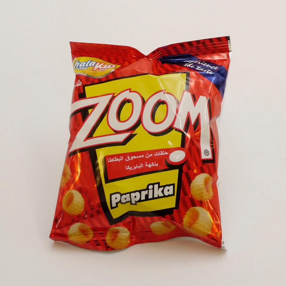 Hala Chips Zoom Paprika Flavour 20g - 2kShopping.com - Grocery | Health | Technology