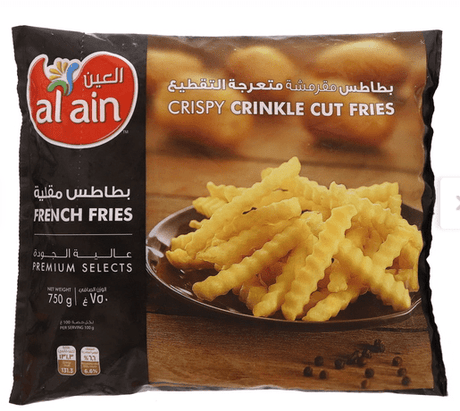 Al Ain French Fries Crinkle Cut 750g - 2kShopping