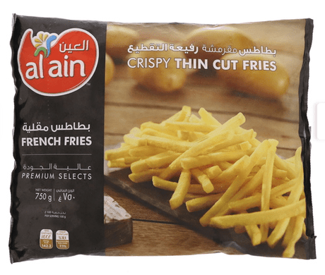 Al Ain French Fries Thin Cut 750g - 2kShopping