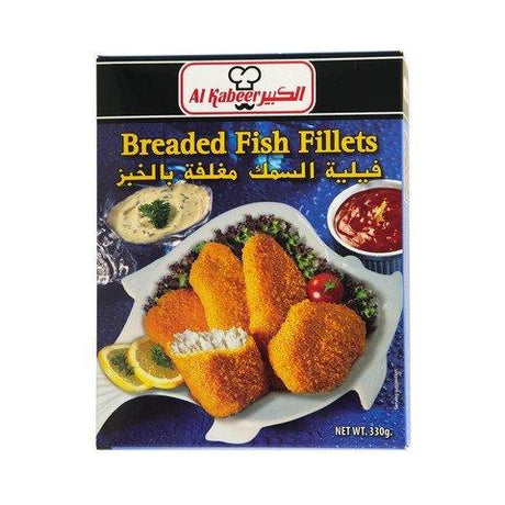 Al Kabeer Breaded Fish Fillets 330g - 2kShopping